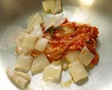 キムチイカパスタ作り方2写真