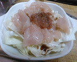 鶏とえのきのレンジ蒸し梅しそ風味作り方3写真