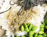 枝豆と塩昆布のやみつき！おにぎり作り方3写真