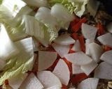 鳥ミンチと冬野菜のくたくた卵とじ作り方5写真