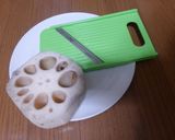 とても簡単！からあげ粉でレンコンチップス作り方1写真
