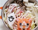 大根おろしアート＊妖怪ウォッチのデコ鍋作り方4写真