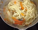 納豆乗せ！粕汁うどん作り方1写真