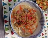 納豆乗せ！粕汁うどん作り方4写真