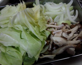野菜と挽肉のオイスターソース炒め作り方1写真