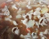 おでんの素でモツ煮込み作り方4写真