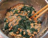 モロヘイヤと納豆のネバ胡麻和え作り方2写真