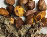 安納芋と豚肉のから揚げ作り方3写真