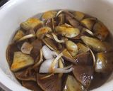 ヌメリスギタケとシイタケの醤油旨煮作り方4写真