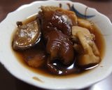 ヌメリスギタケとシイタケの醤油旨煮作り方5写真