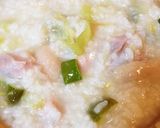 風邪の時に☆葱＆生姜たっぷり鶏おじや♬作り方3写真