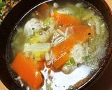 簡単うまうま♡白菜と団子スープ♡作り方5写真