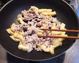 水菜と豚肉と薄揚げの煮物作り方4写真