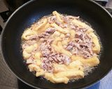 水菜と豚肉と薄揚げの煮物作り方5写真