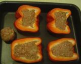 パプリカの肉詰め作り方3写真