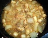 余った大根と里芋で鶏肉の味噌煮♪作り方7写真
