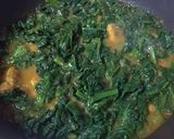 山盛りホウレン草のチキンカレー作り方7写真