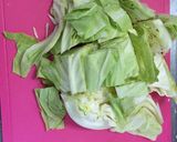 キャベツのペペロンチーノ作り方1写真