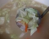 キャベツのみそ汁作り方3写真