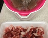 お肉とこんにゃくのコックリ煮作り方1写真