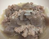 お肉とこんにゃくのコックリ煮作り方6写真