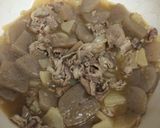 お肉とこんにゃくのコックリ煮作り方15写真