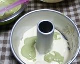 〝簡単＊抹茶のマーブルシフォンケーキ〟作り方14写真