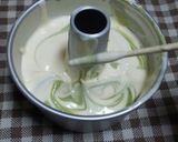 〝簡単＊抹茶のマーブルシフォンケーキ〟作り方15写真