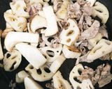 大きいれんこんとエリンギ炒め（≧∇≦）作り方4写真