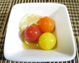 色鮮やかな一品「プチトマト３色玉」作り方6写真