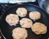 シャキシャキ食感！れんこん鶏照りバーク♫作り方3写真