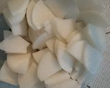 大根と豚肉のねぎ味噌炒め煮作り方3写真