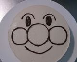 アンパンマンケーキ☆キャラメルレアチーズ作り方8写真