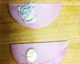 お弁当のすき間に(^^)ハムしらす〜作り方1写真