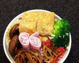 お弁当のすき間に(^^)ハムしらす〜作り方2写真