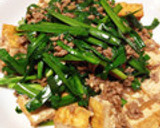 簡単＊旨い＊厚揚げとニラと挽肉の中華炒め作り方17写真