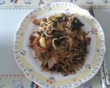 蒟蒻パスタ ペペロンチーノ作り方3写真