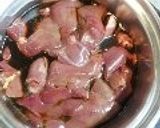 鶏レバーのウスターソース煮作り方3写真