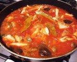 鶏肉ときのこのトマト煮作り方4写真