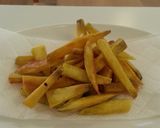ヘルシー 揚げ焼き☆スイートポテトフライ作り方7写真