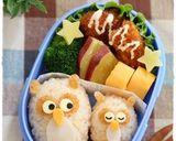 ホ～ホ～森のふくろう親子＊キャラ弁作り方5写真