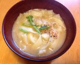 味噌仕立て煮込み・ひも川うどん作り方3写真