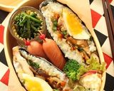 鶏ごぼうきんぴら卵のおにぎらず作り方5写真