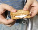 こどもがつくるマシュマロサンド(*^.^作り方3写真