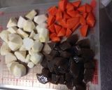 圧力鍋で筑前煮作り方2写真