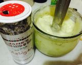 チリコンカンでポテトクリーム♬紫黒米入り作り方3写真