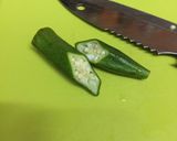 オクラとトマトのチキンカレー作り方5写真