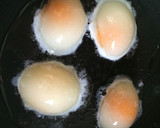 冷凍卵で目玉焼き(焼うどんのせ)作り方2写真