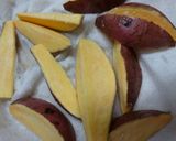 安納芋で・フライドポテト作り方2写真