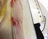 白菜と豚バラのカラフルなミルフィーユ煮作り方5写真